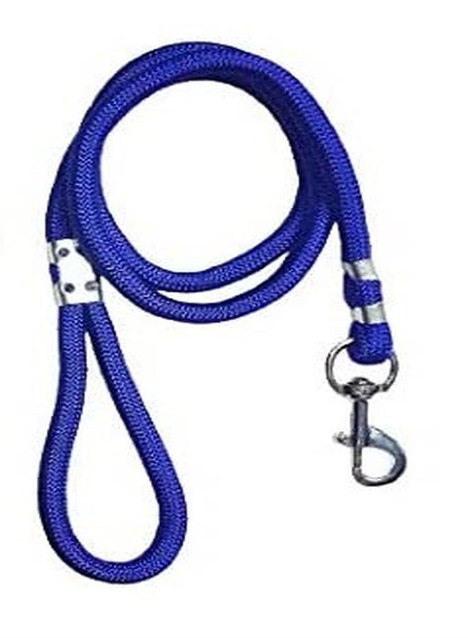 Pups&Pets Comfortable Stylish Nylon Plain Dog Rope Leash -12 MM- Medium (Blue) - Image 2